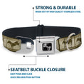 Load image into Gallery viewer, Dog Bone Seatbelt Buckle Collar - Bucking Donkey Vintage Film Strip