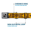 Load image into Gallery viewer, Dog Bone Seatbelt Buckle Collar - BUCKLE-DOWN Shapes Gold/Leopard Brown
