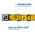 Load image into Gallery viewer, Dog Bone Seatbelt Buckle Collar - Bananas Stacked Cartoon Yellows
