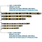 Buckle-Down Seatbelt Buckle Dog Collar - Beer Pint/BEERVANA Rays/Waves Black/Olive