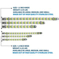 Load image into Gallery viewer, Dog Bone Seatbelt Buckle Collar - Chevron Weave Grays/Yellow/Green