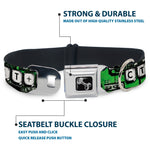 Dog Bone Seatbelt Buckle Collar - CTRL+ALT+DEL Chip