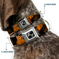 Load image into Gallery viewer, Dog Bone Seatbelt Buckle Collar - Cali License Plates Stacked Vintage