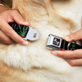 Load image into Gallery viewer, Dog Bone Seatbelt Buckle Collar - CALIFORNIA/Pot Leaf Black/Red/Green/White
