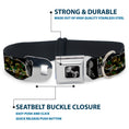 Load image into Gallery viewer, Dog Bone Seatbelt Buckle Collar - CALIFORNIA/Flag Bear Black/Camo Gray/Camo Olive