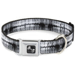 Dog Bone Seatbelt Buckle Collar - Dental X-Rays Black/White