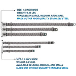 Dog Bone Seatbelt Buckle Collar - Ditsy Floral Black/White/Red