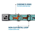 Load image into Gallery viewer, Dog Bone Seatbelt Buckle Collar - Dachshund 4-Dogs/Paws Aquas