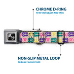Dog Bone Seatbelt Buckle Collar - Flip Flops6 Sand/Multi Color