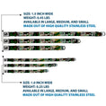 Load image into Gallery viewer, Dog Bone Black/Silver Seatbelt Buckle Collar - FAFO FUCK AROUND & FIND OUT Stencil Camo/White