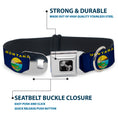 Load image into Gallery viewer, Dog Bone Seatbelt Buckle Collar - Montana Flags