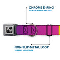 Load image into Gallery viewer, Dog Bone Seatbelt Buckle Collar - Multi Color Blocks