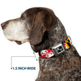 Load image into Gallery viewer, Dog Bone Seatbelt Buckle Collar - Maryland Flags