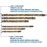 Dog Bone Seatbelt Buckle Collar - Mud Flap Girls Camo Browns