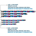 Load image into Gallery viewer, Dog Bone Black/Silver Seatbelt Buckle Collar - Mushroom Glow Black/Multi Color