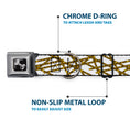 Load image into Gallery viewer, Dog Bone Seatbelt Buckle Collar - Police Line White/Yellow