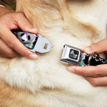Dog Bone Seatbelt Buckle Collar - Panda Bling