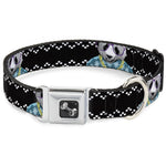 Dog Bone Seatbelt Buckle Collar - Panda Bling
