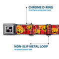 Load image into Gallery viewer, Dog Bone Seatbelt Buckle Collar - Pizza Man Plaid Red