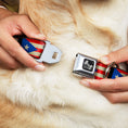 Load image into Gallery viewer, Dog Bone Seatbelt Buckle Collar - Puerto Rico Flag Weathered