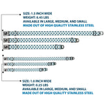 Dog Bone Seatbelt Buckle Collar - Palm Trees & Waves Monogram Blues/White