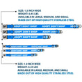 Load image into Gallery viewer, Dog Bone Black/Silver Seatbelt Buckle Collar - Pet Quote ADOPT DON'T SHOP Blue/White