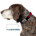 Load image into Gallery viewer, Dog Bone Seatbelt Buckle Collar - SERIOUSLY…YOU DON'T HAVE A CHANCE Black/Red/White