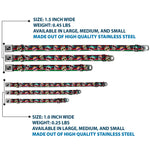 Dog Bone Seatbelt Buckle Collar - Sugar Skulls Zarape Multi Color