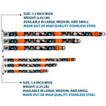 Dog Bone Seatbelt Buckle Collar - Solar System Sun/Planets/Stars