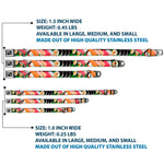 Dog Bone Seatbelt Buckle Collar - Sushi Vivid