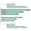 Load image into Gallery viewer, Dog Bone Black/Silver Seatbelt Buckle Collar - Basketweave Plaid White/Navy/Bright Green