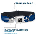 Load image into Gallery viewer, Dog Bone Seatbelt Buckle Collar - Colorado Skier2 Blue/White/Red/Yellow
