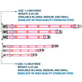 Load image into Gallery viewer, Dog Bone Seatbelt Buckle Collar - Colorado Flags5 Repeat Light Pink/White/Pink/Yellow