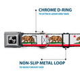 Load image into Gallery viewer, Dog Bone Seatbelt Buckle Collar - California Flag White w/Stripe