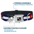 Load image into Gallery viewer, Dog Bone Seatbelt Buckle Collar - Colorado Biker Distressed