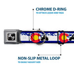 Dog Bone Seatbelt Buckle Collar - Colorado/ATV Rider/Mountains