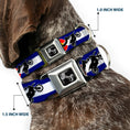 Load image into Gallery viewer, Dog Bone Seatbelt Buckle Collar - Colorado/Freestyle Motocross Superman