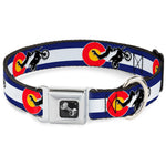 Dog Bone Seatbelt Buckle Collar - Colorado/Freestyle Motocross Superman