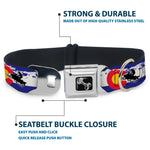Dog Bone Seatbelt Buckle Collar - Colorado/Snowmobiler/Mountains