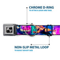 Load image into Gallery viewer, Dog Bone Seatbelt Buckle Collar - Cats in Space Pinks/Blues