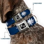 Dog Bone Seatbelt Buckle Collar - South Carolina Flags Scattered