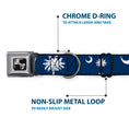 Load image into Gallery viewer, Dog Bone Seatbelt Buckle Collar - South Carolina Flags Scattered
