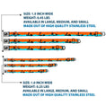 Load image into Gallery viewer, Dog Bone Seatbelt Buckle Collar - SUP w/Dog Neon Orange/Blues/Black