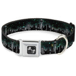 Dog Bone Seatbelt Buckle Collar - Seattle Vivid Skyline/Space Dust