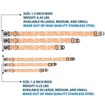 Dog Bone Seatbelt Buckle Collar - Corgi Silhouette Poses Golden Tan