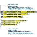 Load image into Gallery viewer, Dog Bone Seatbelt Buckle Collar - CRIME SCENE DO NOT CROSS Yellow/Black