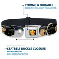 Load image into Gallery viewer, Simba2 CLOSE-UP Full Color Seatbelt Buckle Collar - Lion King Simba & Nala HAKUNA MATATA