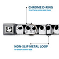 Load image into Gallery viewer, Jack Expression2 Full Color Seatbelt Buckle Collar - Nightmare Before Christmas 7-Jack Expressions CLOSE-UP Black/White