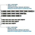 Jack Expression4 Full Color Seatbelt Buckle Collar - NBC Jack Expressions/Halloween Elements Gray