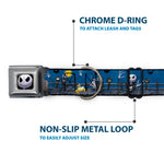 Jack Expression6 Full Color Seatbelt Buckle Collar - Nightmare Before Christmas Jack, Zombie Duck & Zero Cemetery Scene